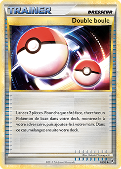 Carte Pokémon Double boule 78/95 de la série Appel des Légendes en vente au meilleur prix