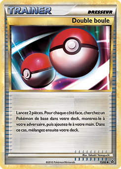 Carte Pokémon Double boule 72/95 de la série Déchaînement en vente au meilleur prix