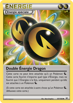 Carte Pokémon Double Énergie Dragon 97/108 de la série Ciel Rugissant en vente au meilleur prix