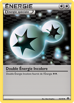 Carte Pokémon Double Énergie Incolore 92/99 de la série Destinées Futures en vente au meilleur prix