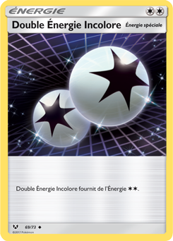 Carte Pokémon Peu commune Double Énergie Incolore 69/73 de la série Légendes Brillantes