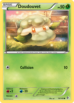 Carte Pokémon Commune Doudouvet 14/149 de la série Frantières Franchies