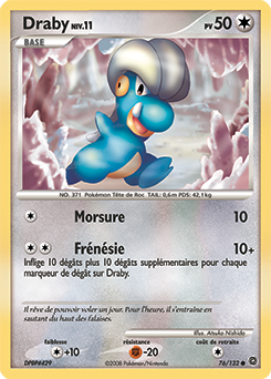 Carte Pokémon Commune Draby 76/132 de la série Merveilles Secrètes