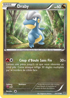 Carte Pokémon Draby 54/108 de la série Ciel Rugissant en vente au meilleur prix