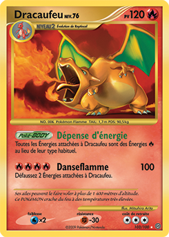 Carte Pokémon Dracaufeu 103/100 de la série Tempête en vente au meilleur prix