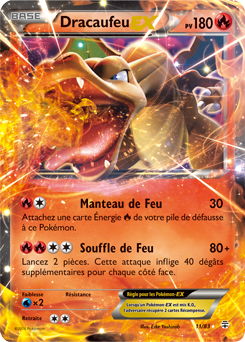 Carte Pokémon Dracaufeu EX 11/83 de la série Générations en vente au meilleur prix