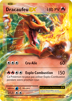 Carte Pokémon Pokémon EX Dracaufeu EX 12/108 de la série Évolutions