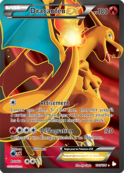 Carte Pokémon Dracaufeu EX 100/106 de la série Étincelle en vente au meilleur prix