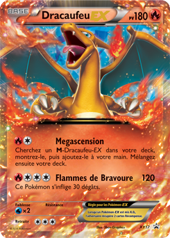 Carte Pokémon Promo Dracaufeu EX XY17 de la série Promos XY