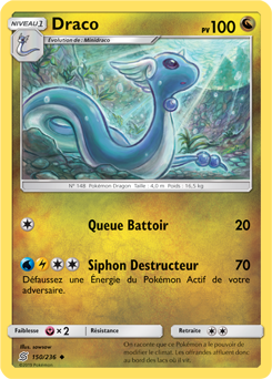 Carte Pokémon Draco 150/236 de la série Harmonie des Esprits en vente au meilleur prix