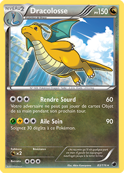 Carte Pokémon Dracolosse 83/116 de la série Glaciation Plasma en vente au meilleur prix