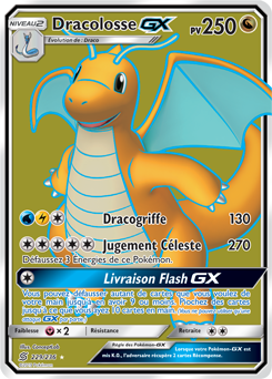 Carte Pokémon Dracolosse GX 229/236 de la série Harmonie des Esprits en vente au meilleur prix