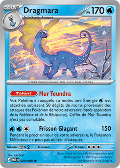 Carte Pokémon Dragmara 24/88 de la série Équilibre Parfait en vente au meilleur prix