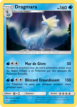 Carte Pokémon Dragmara 28/131 de la série Lumière Interdite en vente au meilleur prix