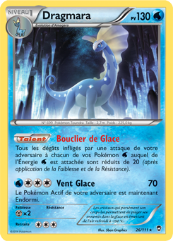 Carte Pokémon Rare Dragmara 26/111 de la série Poings Furieux
