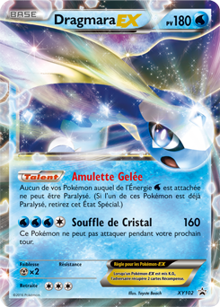 Carte Pokémon Promo Dragmara EX XY102 de la série Promos XY
