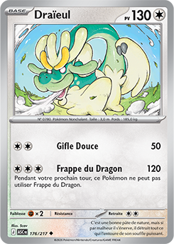 Carte Pokémon Draïeul 176/217 de la série Héros Transcendants en vente au meilleur prix