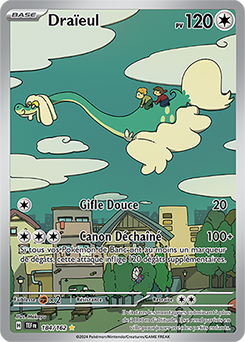 Carte Pokémon Draïeul 184/162 de la série Forces Temporelles en vente au meilleur prix