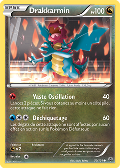 Carte Pokémon Drakkarmin 70/101 de la série Explosion Plasma en vente au meilleur prix