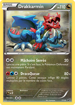 Carte Pokémon Drakkarmin 17/20 de la série Coffre des Dragons en vente au meilleur prix