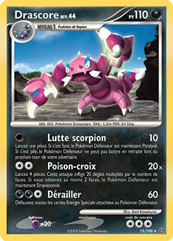 Carte Pokémon Drascore 15/100 de la série Tempête en vente au meilleur prix