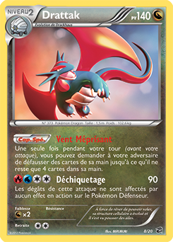 Carte Pokémon Drattak 8/20 de la série Coffre des Dragons en vente au meilleur prix
