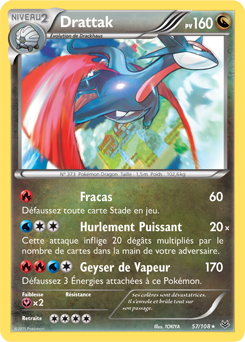 Carte Pokémon Drattak 57/108 de la série Ciel Rugissant en vente au meilleur prix