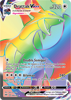 Carte Pokémon Drattak VMAX 194/189 de la série Ténèbres Embrasées en vente au meilleur prix
