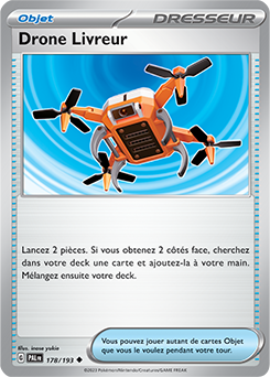 Carte Pokémon Drone Livreur 178/193 de la série Évolutions à Paldea en vente au meilleur prix