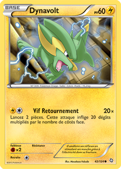 Carte Pokémon Dynavolt 42/124 de la série Dragons Éxaltés en vente au meilleur prix