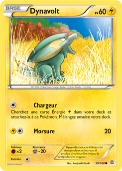 Carte Pokémon Dynavolt 59/160 de la série Primo Choc en vente au meilleur prix