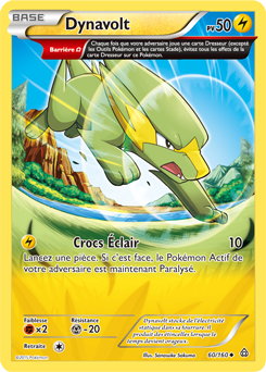 Carte Pokémon Dynavolt 60/160 de la série Primo Choc en vente au meilleur prix