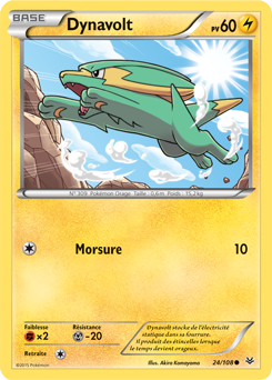 Carte Pokémon Dynavolt 24/108 de la série Ciel Rugissant en vente au meilleur prix