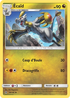 Carte Pokémon Écaïd 99/145 de la série Gardiens Ascendants en vente au meilleur prix
