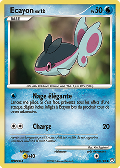 Carte Pokémon Ecayon 83/123 de la série Trésors Mystérieux en vente au meilleur prix