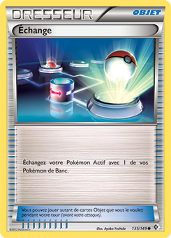 Carte Pokémon Commune Échange 135/149 de la série Frantières Franchies