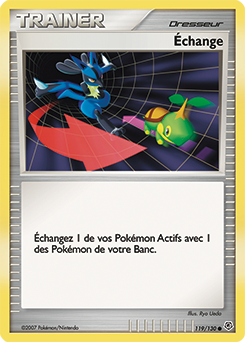 Carte Pokémon Échange 119/130 de la série Diamant & Perle en vente au meilleur prix