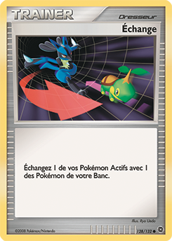 Carte Pokémon Échange 128/132 de la série Merveilles Secrètes en vente au meilleur prix