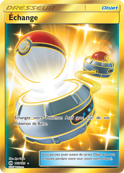 Carte Pokémon Échange 160/149 de la série Soleil & Lune en vente au meilleur prix