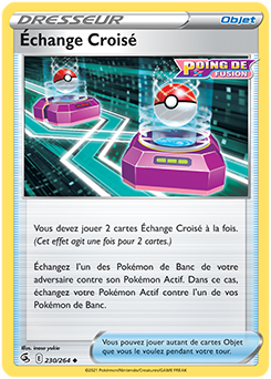 Carte Pokémon Échange Croisé 230/264 de la série Poing de Fusion en vente au meilleur prix