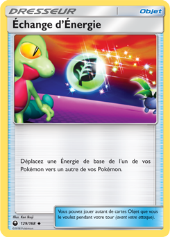 Carte Pokémon Échange d'Énergie 129/168 de la série Tempête Céleste en vente au meilleur prix