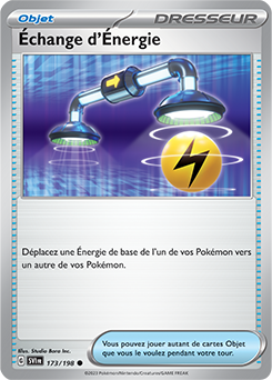 Carte Pokémon Échange d'Énergie 173/198 de la série Écarlate et Violet en vente au meilleur prix