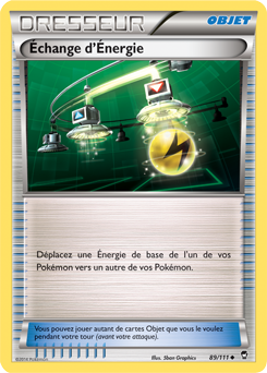 Carte Pokémon Échange d’Énergie 89/111 de la série Poings Furieux en vente au meilleur prix