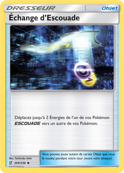 Carte Pokémon Échange d’Escouade 209/236 de la série Harmonie des Esprits en vente au meilleur prix