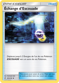 Carte Pokémon Peu commune Échange d’Escouade 209/236 de la série Harmonie des Esprits