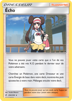 Carte Pokémon Écho 204/236 de la série Éclipse Cosmique en vente au meilleur prix
