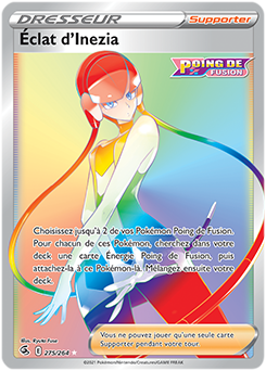 Carte Pokémon Éclat d'Inezia 275/264 de la série Poing de Fusion en vente au meilleur prix