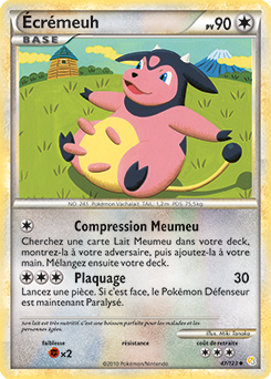 Carte Pokémon Écrémeuh 47/123 de la série HeartGold SoulSilver en vente au meilleur prix