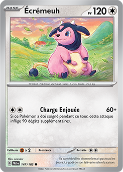 Carte Pokémon Communes Écrémeuh 147/182 de la série Faille Paradoxe