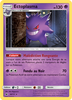 Carte Pokémon Ectoplasma 38/111 de la série Invasion Carmin en vente au meilleur prix